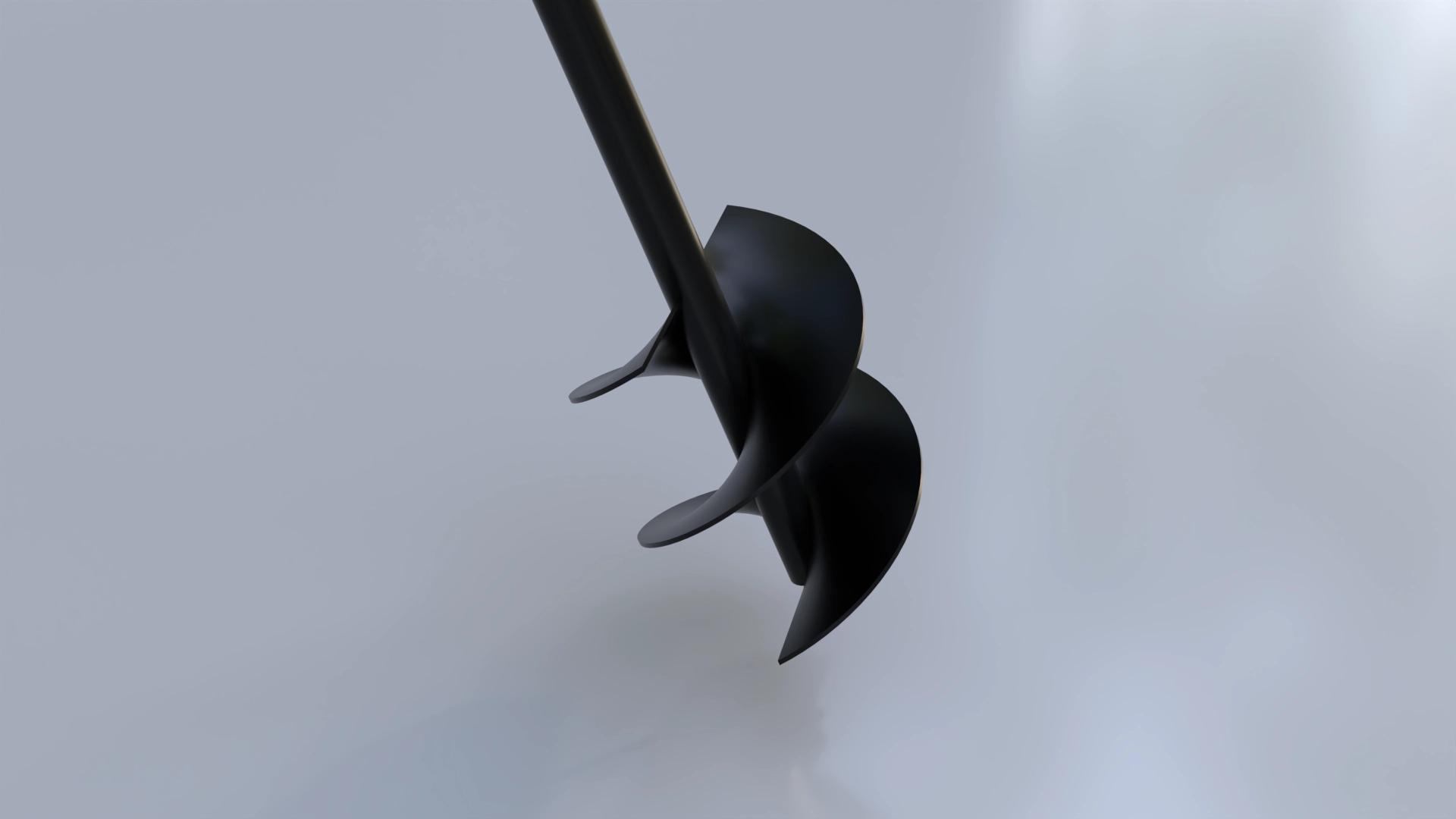 Handheld Manual Earth Auger - front view