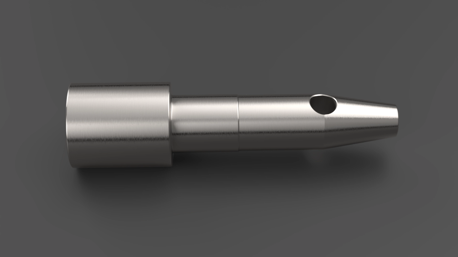 Taper Shaft — Cross Outlet Auger - front view