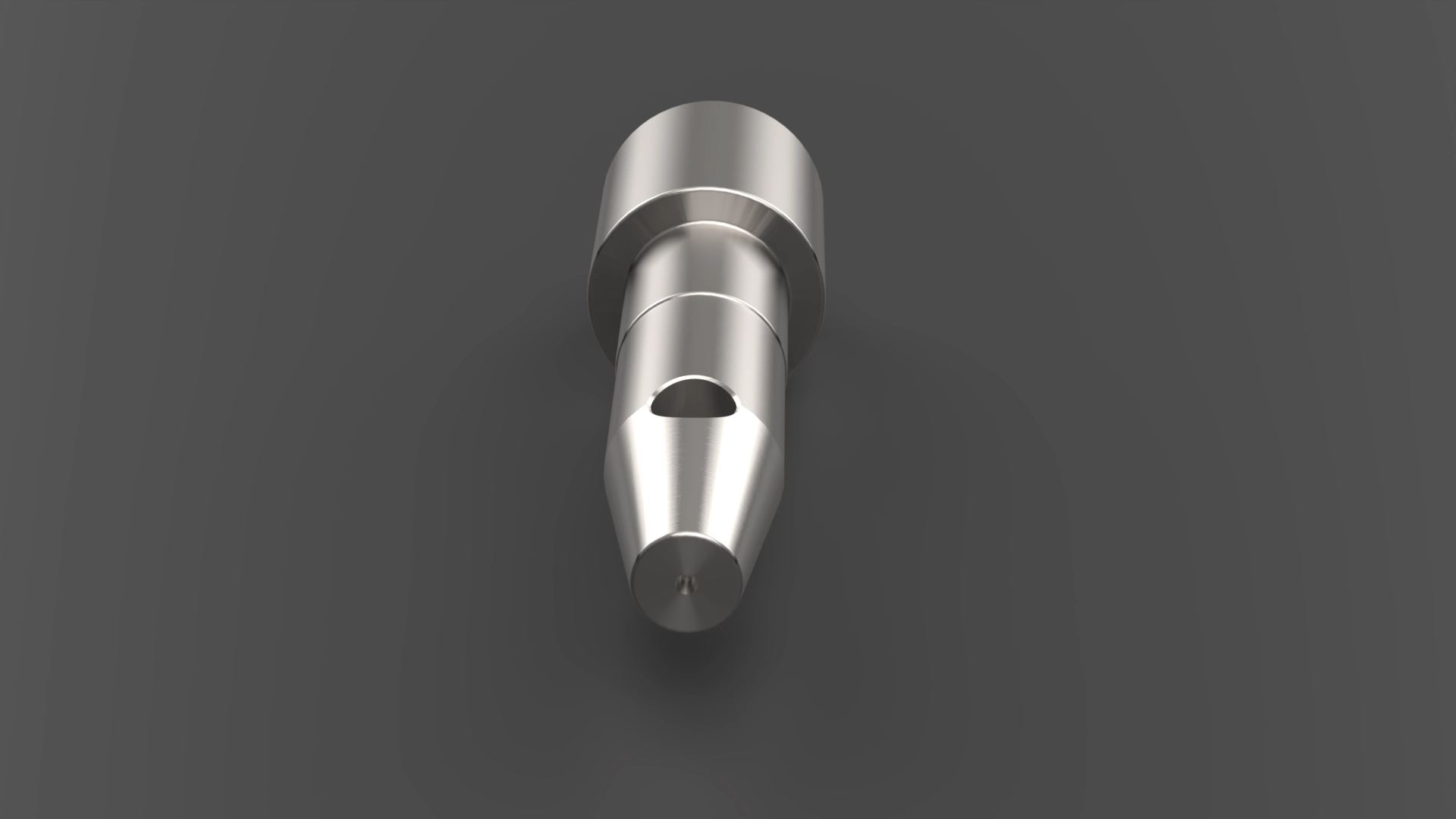 Taper Shaft — Cross Outlet Auger - side view